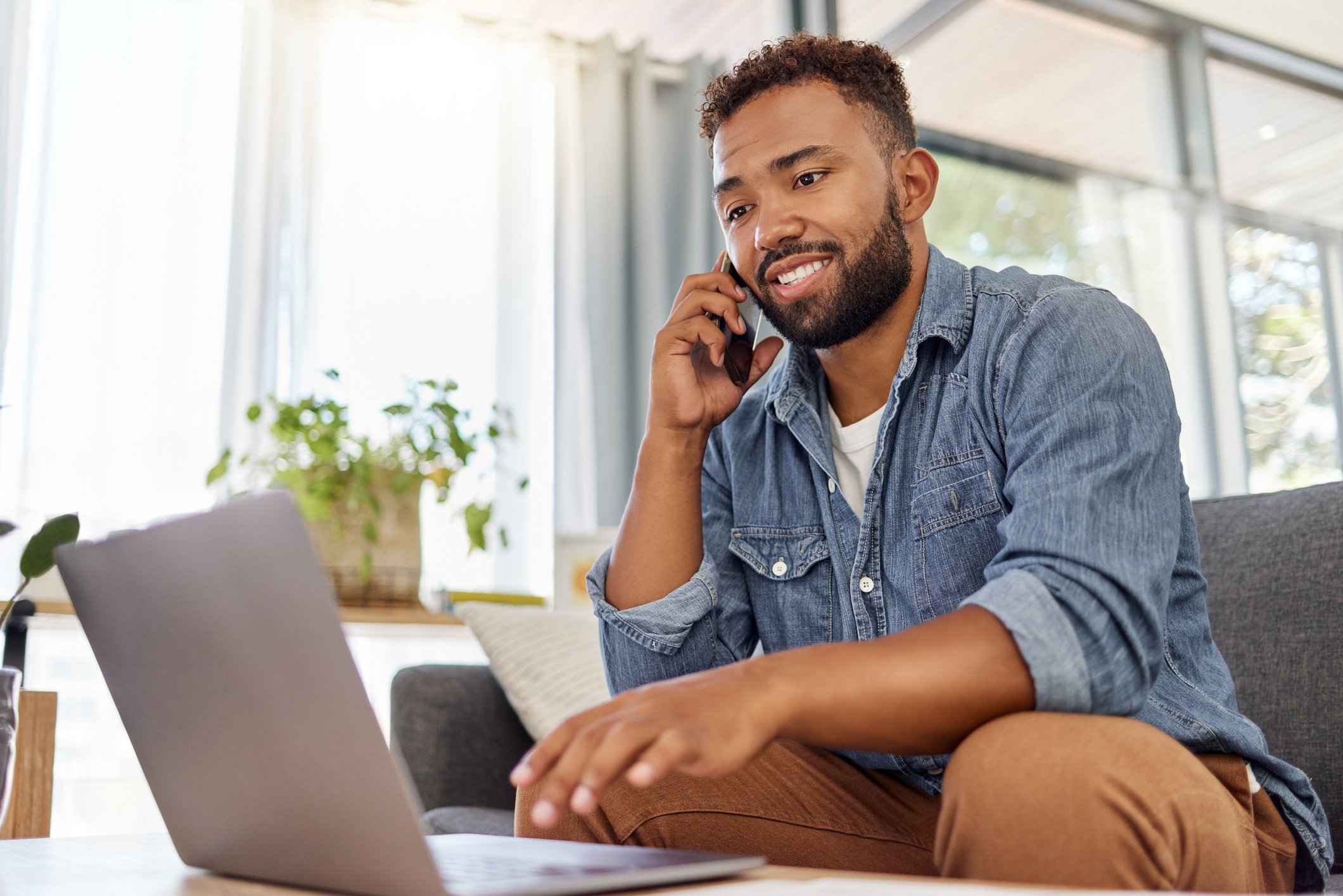 A bilingual staff member takes online certification courses