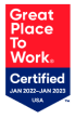 Great Place to Work certified logo