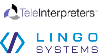 TeleInterpreters and Lingo Systems logos