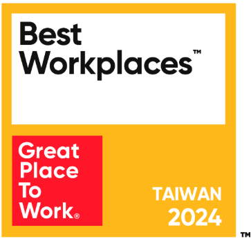 Tawain Best Places to Work badge for 2024