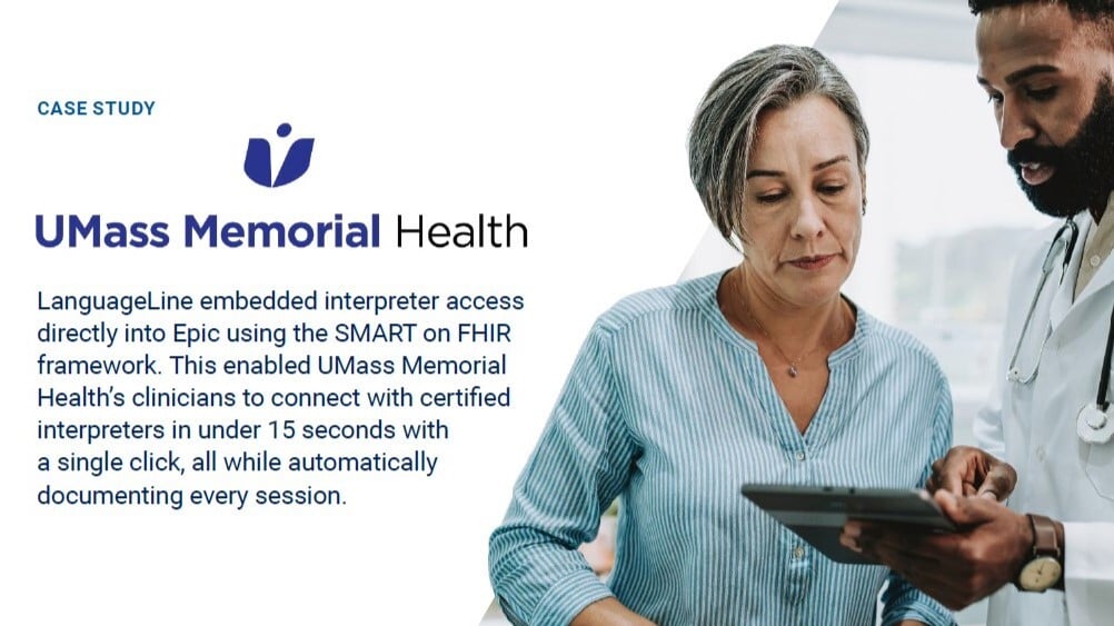 Languageline epic on demand interpretation